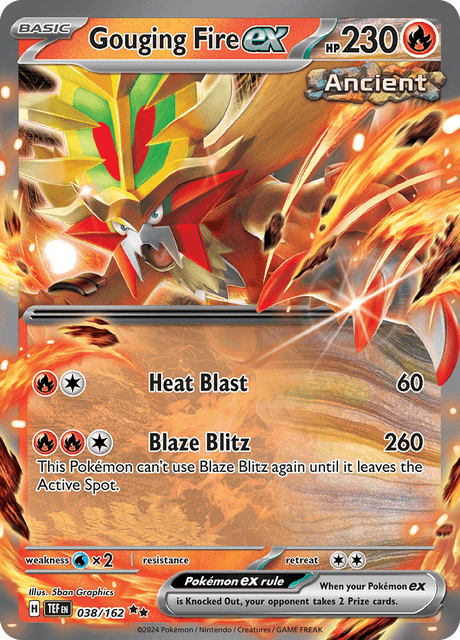 038 - Gouging Fire ex - Double Rare