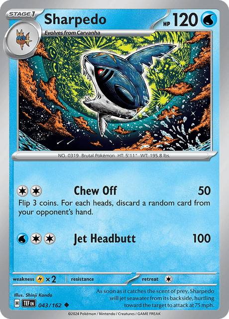 043 - Sharpedo - Uncommon