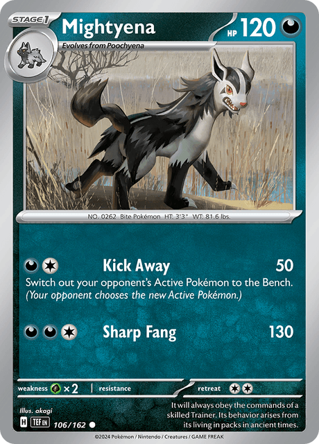 106 - Mightyena - Common