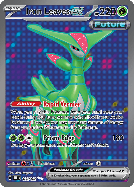 186 - Iron Leaves ex - Ultra Rare