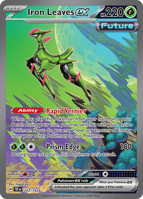 203 - Iron Leaves ex - Special Art Rare