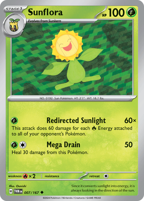 007 - Sunflora - Uncommon