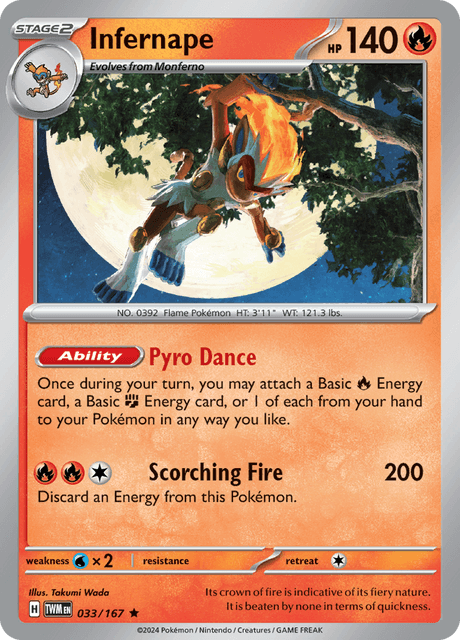 033 - Infernape - Rare