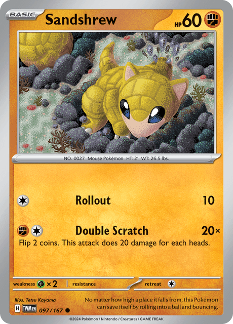 097 - Sandshrew - Common