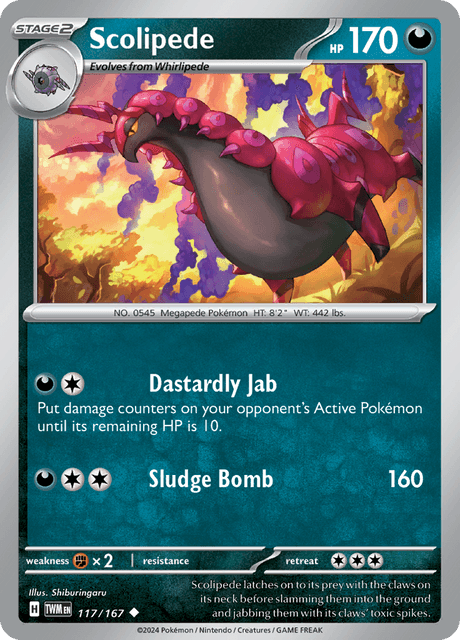 117 - Scolipede - Uncommon