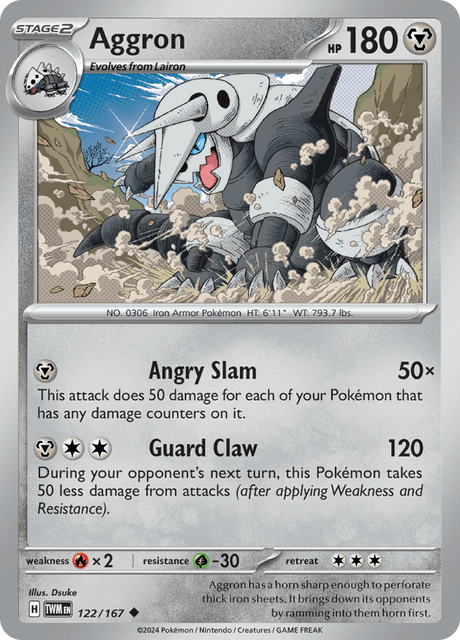 122 - Aggron - Uncommon