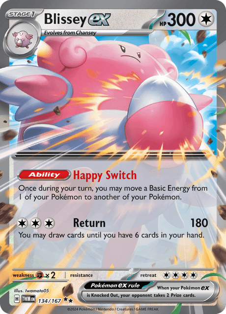 134 - Blissey ex - Double Rare