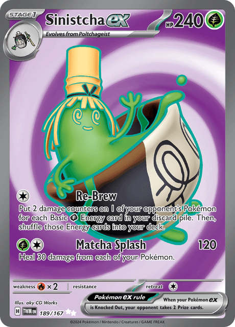 189 - Sinistcha ex - Ultra Rare