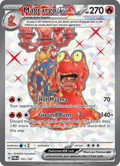 191 - Magcargo ex - Ultra Rare