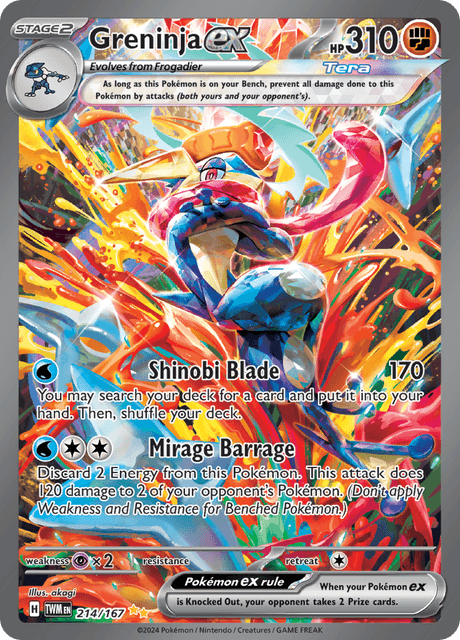 214 - Greninja ex - Special Art Rare