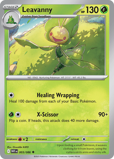 WHT - 3 - Leavanny - Uncommon