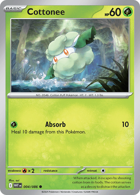WHT - 4 - Cottonee - Common
