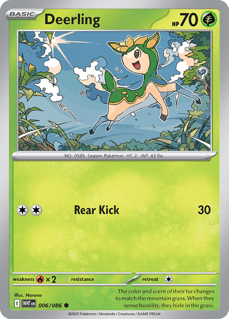 WHT - 6 - Deerling - Common