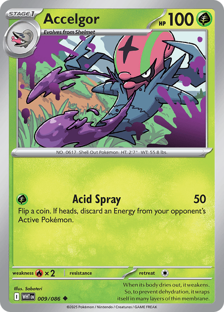 WHT - 9 - Accelgor - Uncommon