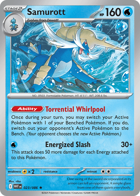 WHT - 23 - Samurott - Rare