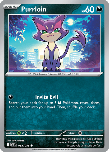 WHT - 55 - Purrloin - Common