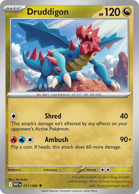 WHT - 71 - Druddigon - Uncommon
