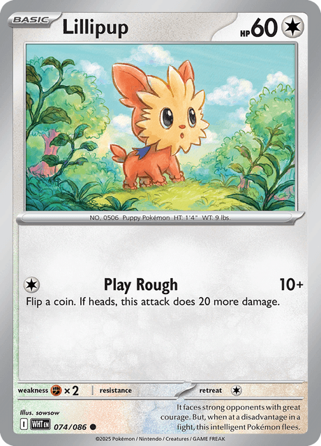 WHT - 74 - Lillipup - Common