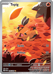WHT - 96 - Tepig - Art Rare ESPAÑOL