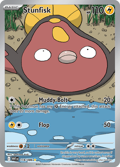 WHT - 118 - Stunfisk - Art Rare