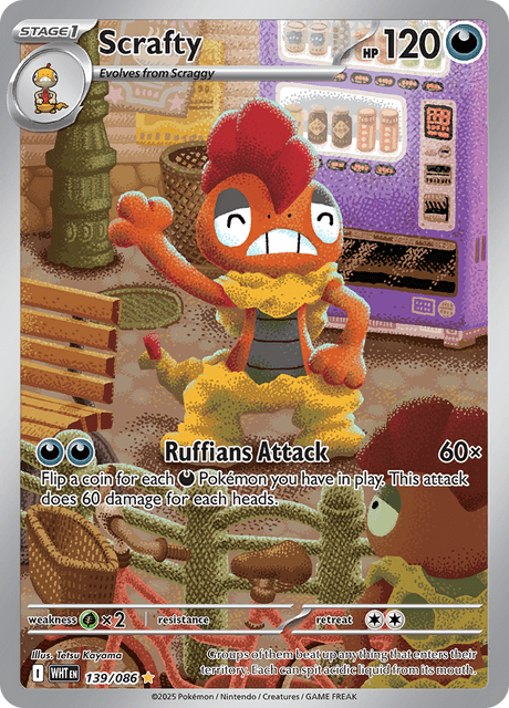 WHT - 139 - Scrafty - Art Rare
