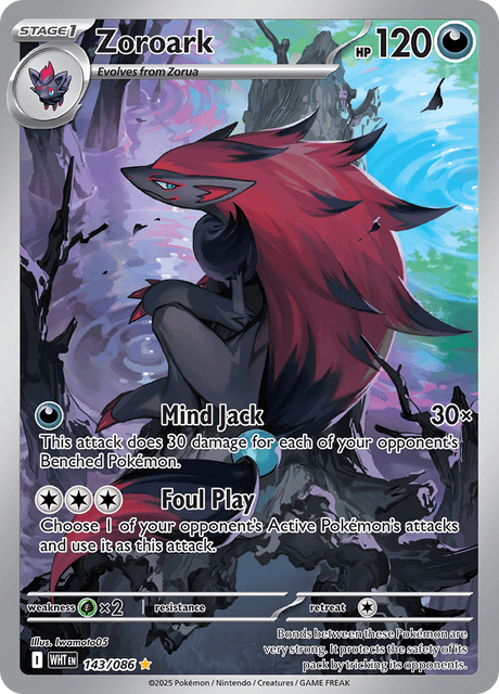 WHT - 143 - Zoroark - Art Rare
