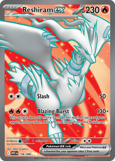 WHT - 158 - Reshiram ex - Ultra Rare