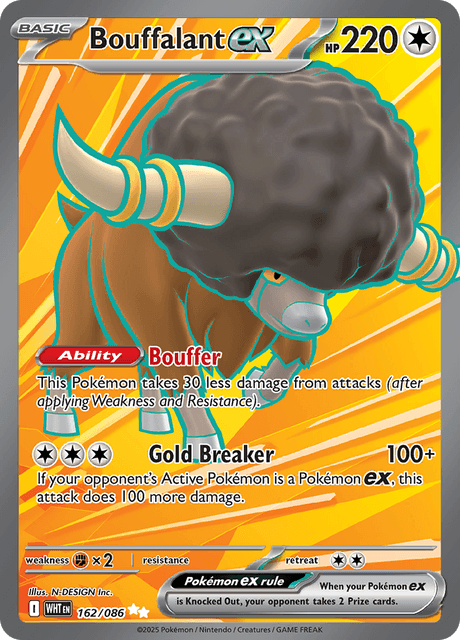 WHT - 162 - Bouffalant ex - Ultra Rare