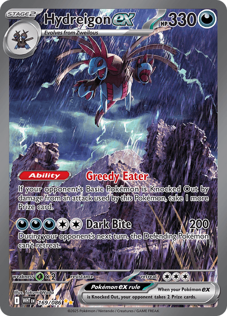 WHT - 169 - Hydreigon ex - Special Art Rare