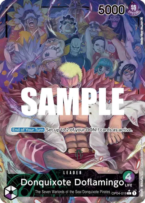 Donquixote Doflamingo (019) (Alternate Art) -OP04-019 – Leader