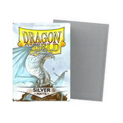 Dragon Shield: Matte Sleeves Silver (x100) – Standard