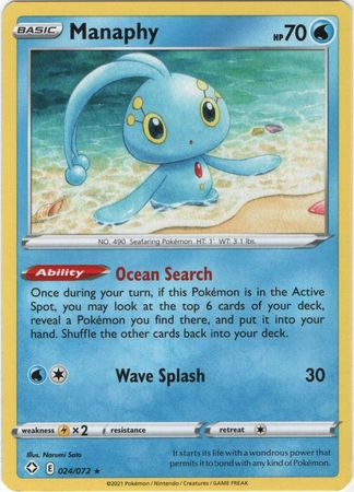 Manaphy - 024/072 - Rare