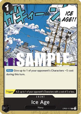 Ice Age - OP02-117 Pre Release