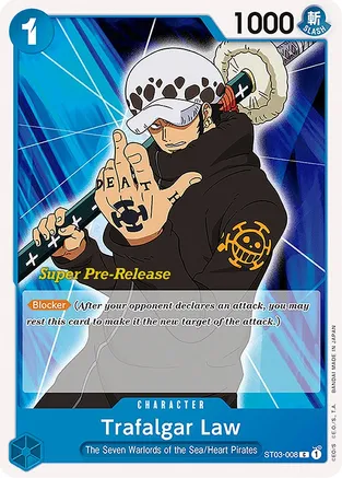 Trafalgar Law - ST03-008 - Super Pre Release