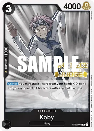 Koby - OP02-098 Judge Pack