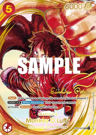 Monkey.D.Luffy - ST01-012 - Alternate (Firmado)
