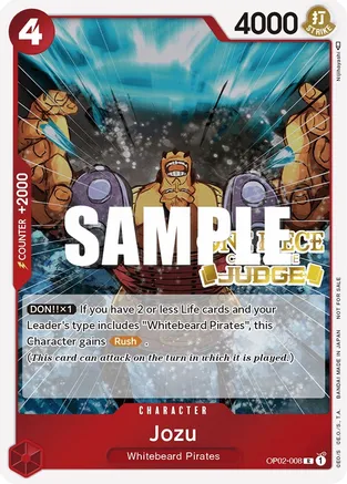Jozu - OP02-008 - Judge