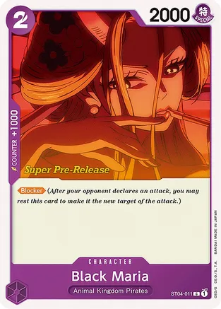 Black Maria - ST04-011 - Super Pre Release