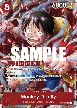 Monkey.D.Luffy - ST01-012 - Tournament Winner