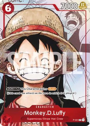 Monkey.D.Luffy - P-001 - 25th Anniversary