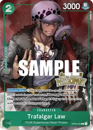 Trafalgar Law - OP02-035 Online Participant