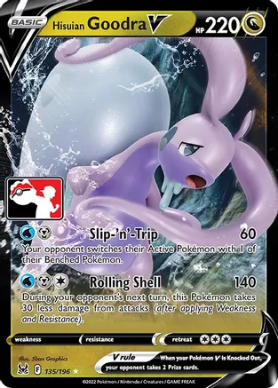 Hisuian Goodra V - 135/196 - Ultra Rare ESPAÑOL