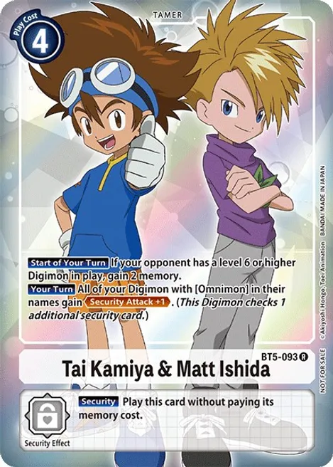 Tai Kamiya & Matt Ishida - Battle of Omni (BT05)
