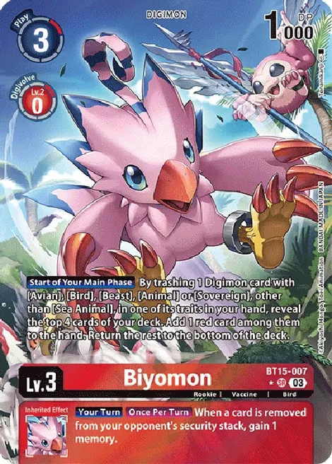 Biyomon (AA) - Exceed Apocalypse (BT15)