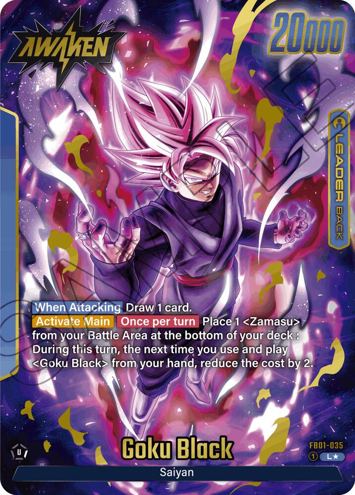 Goku Black - FB01-035 - Blue AA