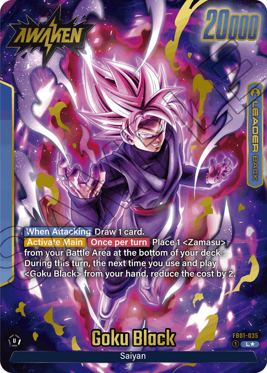 Goku Black - FB01-035 - Blue AA