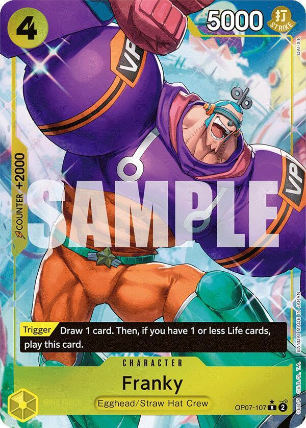 OP07-107 - Franky - Character AA