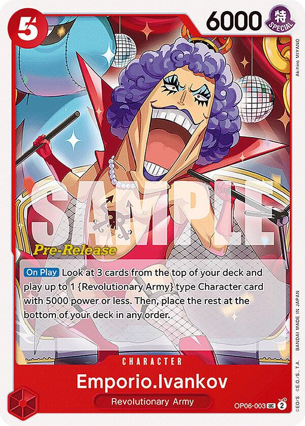 Emporio.Ivankov - OP06-003 - Uncommon Pre Release