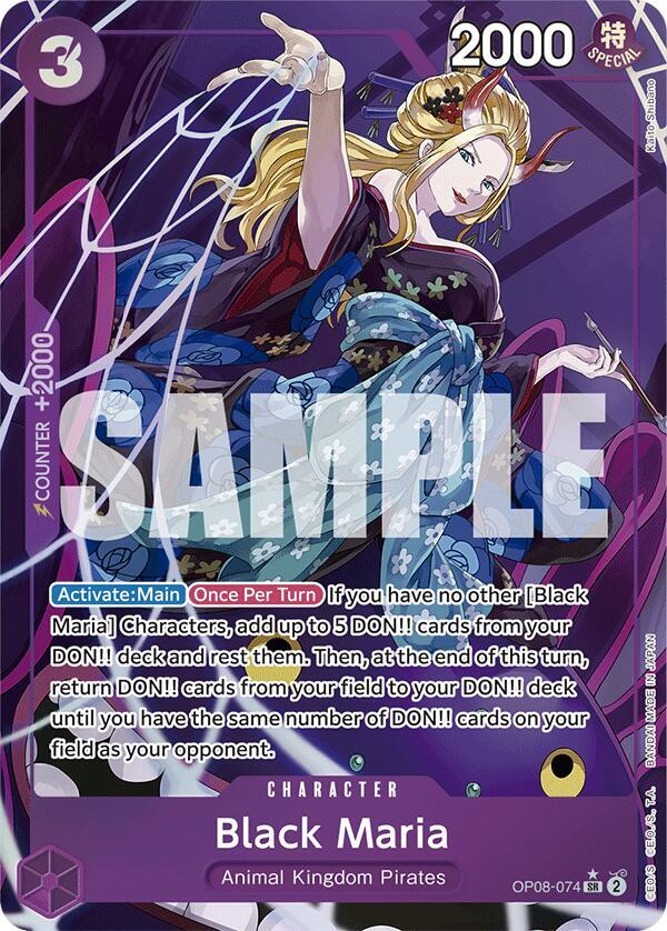 OP08-074 - Black Maria - Character AA