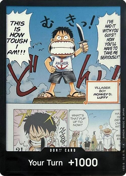 DON!! Card (Young Luffy) (Devil Fruits Collection Vol. 1)
